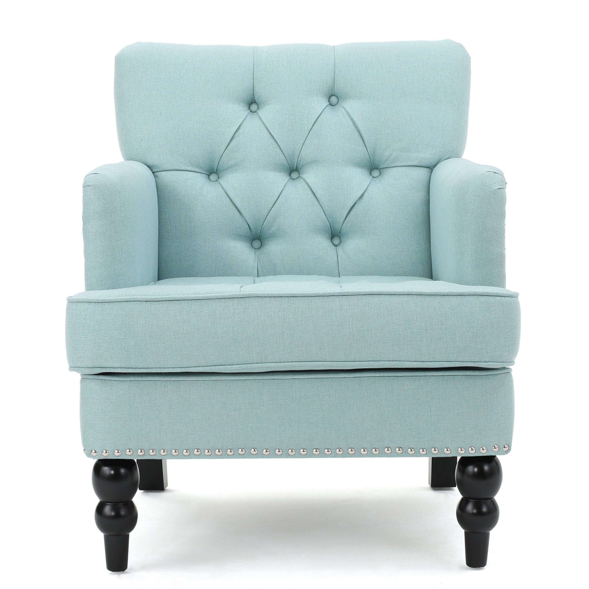 Madene Tufted Back Fabric Club Chair