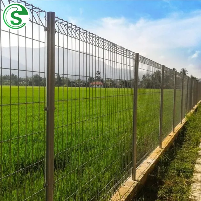 Roll Top BRC Fence Bending Decorative Outdoor Wire Mesh Fence School Supplies Powder Coated Customized Good Quality Fence