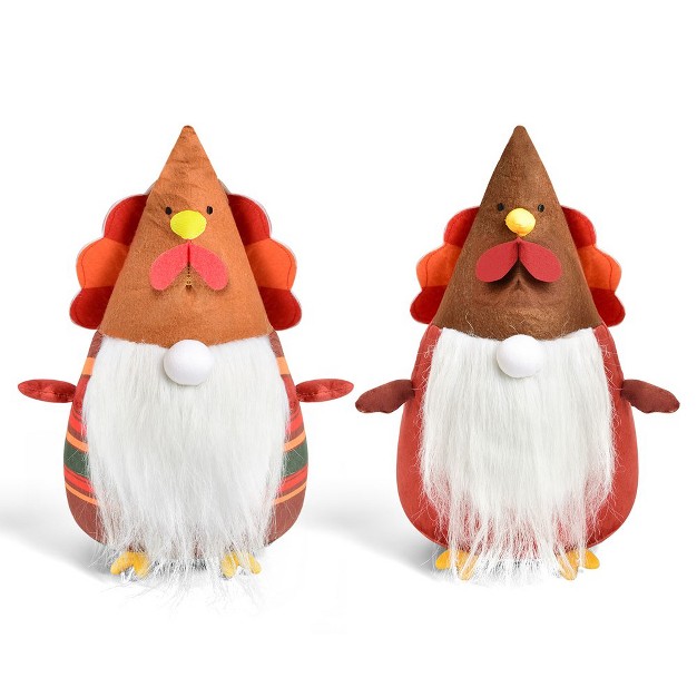 Nifti Nest Thanksgiving Turkey Gnome 2 Pcs