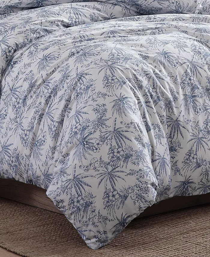 Tommy Bahama Home Pen And Ink Cotton 3 Piece Duvet Cover Set， Full Queen