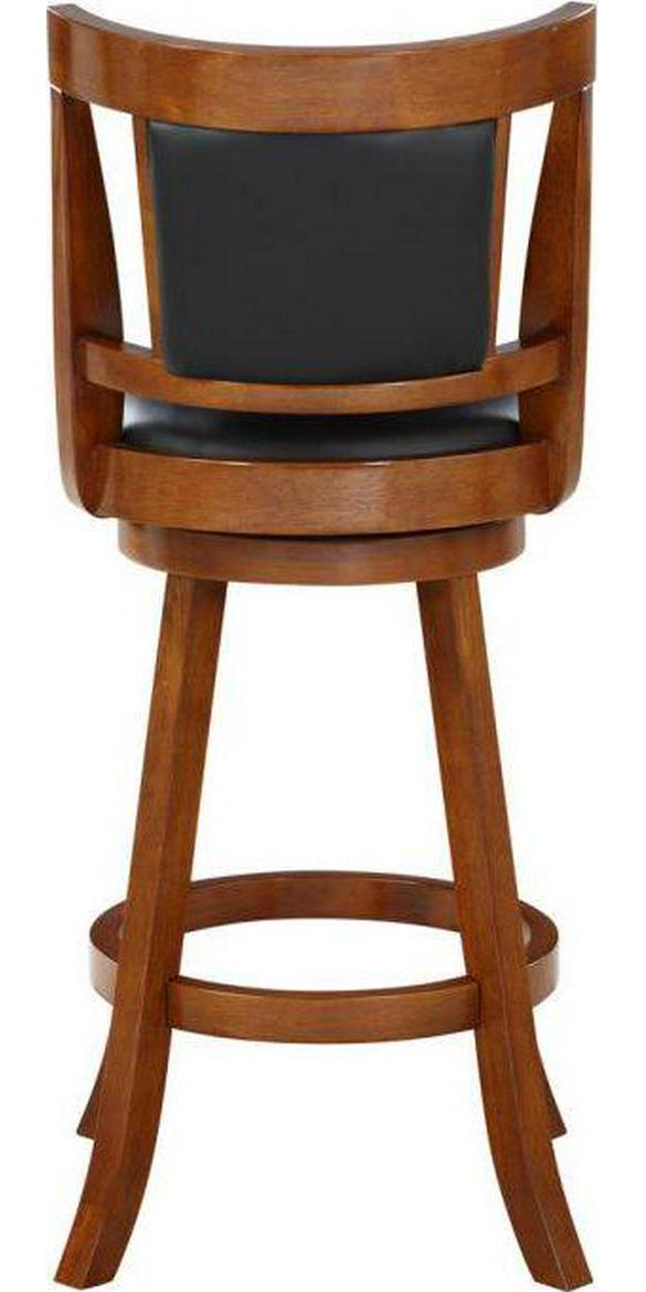 Boraam Avianna 24 Swivel Counter Stool， Walnut Finish