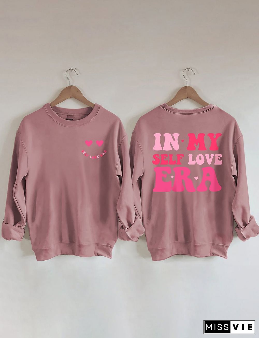 In My Self Love ERA 2-sided Printed Sweatshirt