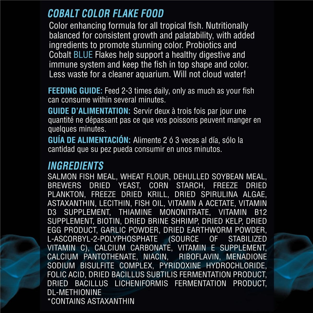 Cobalt Aquatics Color Flakes Fish Food