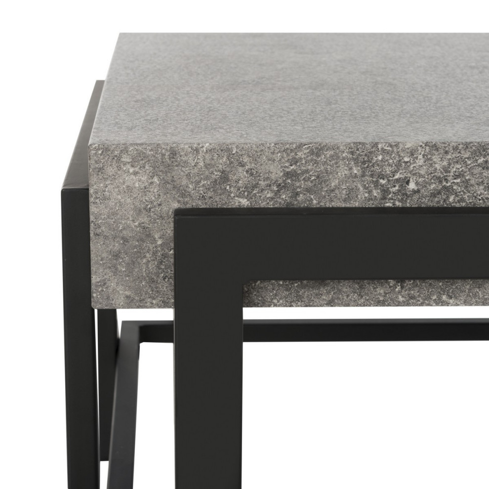 River Rectangular Contemporary Coffee Table Dark Grey/ Black   Modern   Coffee Tables   by Virgil Stanis Design  Houzz