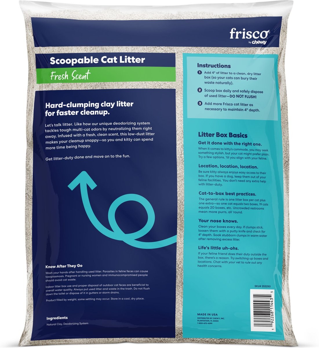 Frisco Multi-Cat Fresh Scented Clumping Clay Cat Litter