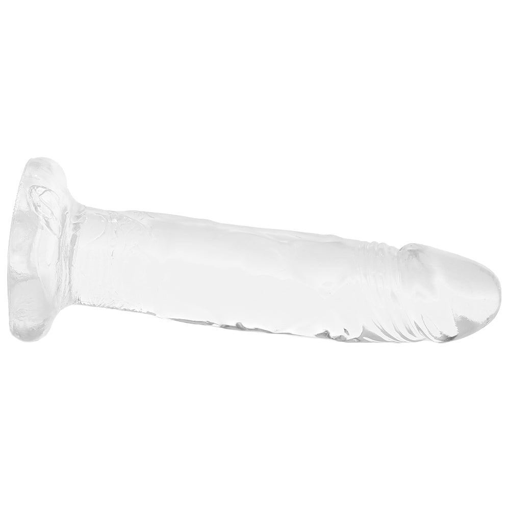 King Cock 6 Inch Dildo in Clear