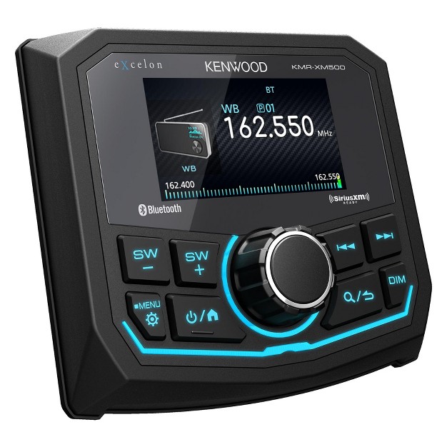 Gauge Mount Receiver 2 7 quot Lcd Screen With Ip66 Rating Bluetooth 5 0 Fm amp Weatherband Tuner Usb Backup