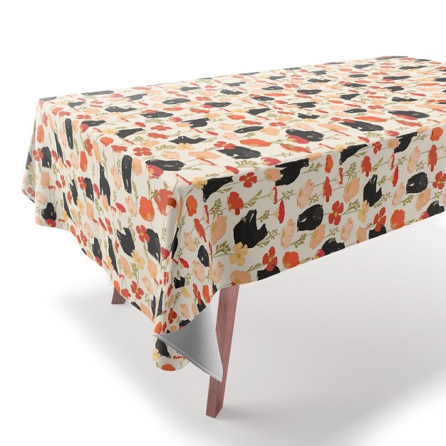 Iveta Abolina California Poppies And Bears Tablecloth Deny Designs