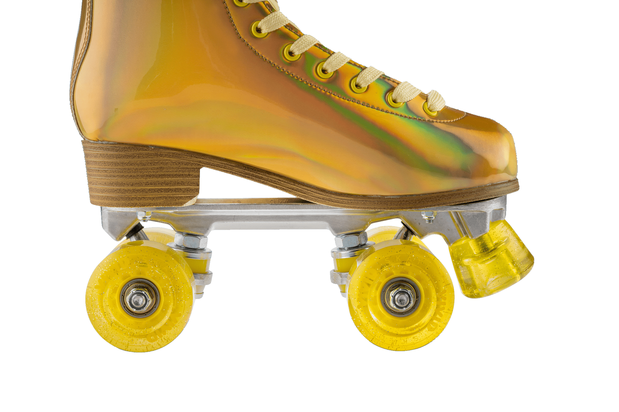 Gold Prisma Roller Skates