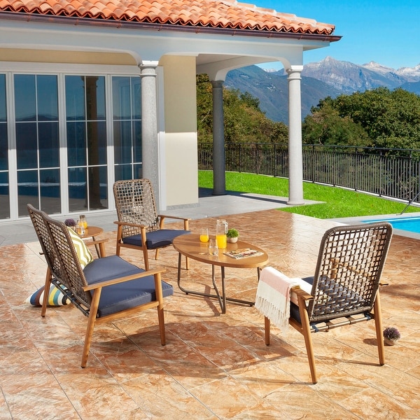 Mesh 5Piece Outdoor Conversation Set