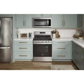 Whirlpool 30 in. 5.0 cu.ft. Gas Range with Air Fry in Fingerprint Resistant Stainless Steel WFG550S0LZ