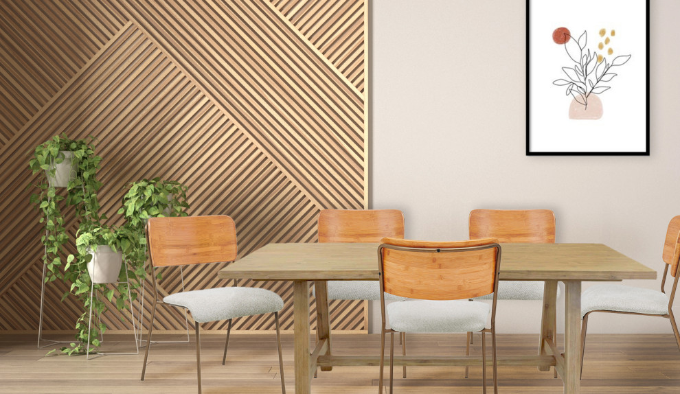 Leshia Dining Chair  Set of 2   Midcentury   Dining Chairs   by HedgeApple  Houzz