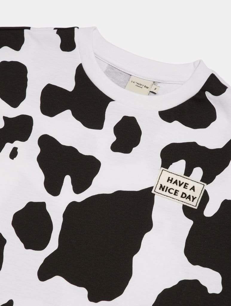 Have A Nice Day Cow Oversized T-Shirt