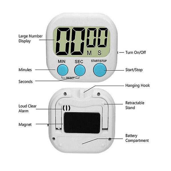 2pack Lcd Digital Countdown Timer