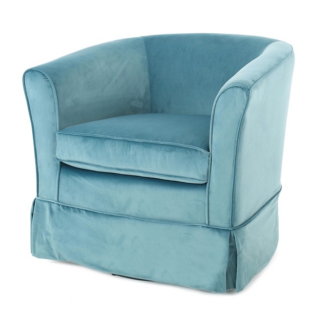 Cecilia Fabric Swivel Club Chair Christopher Knight Home