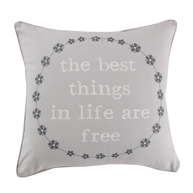 St Claire Decorative Pillow The Best Things Decorative Pillow Grey Levtex Home