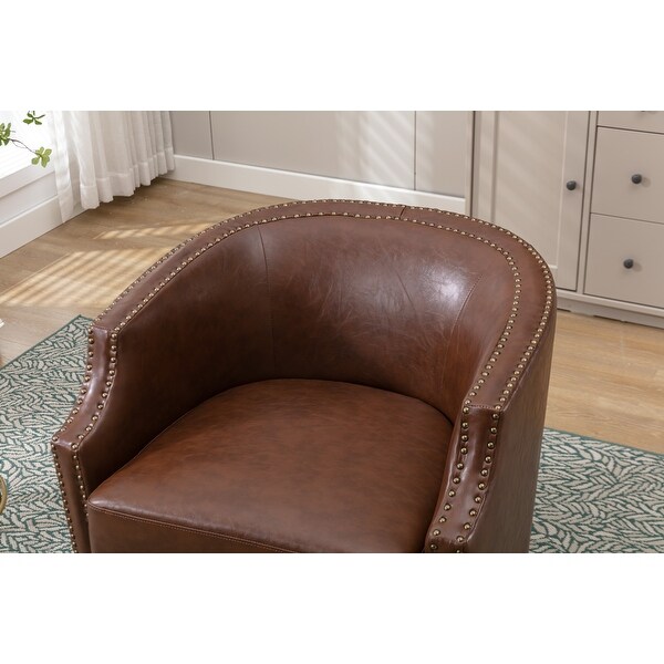 Swivel Chair Living Room Nailheads Accent Chairs， Coffee