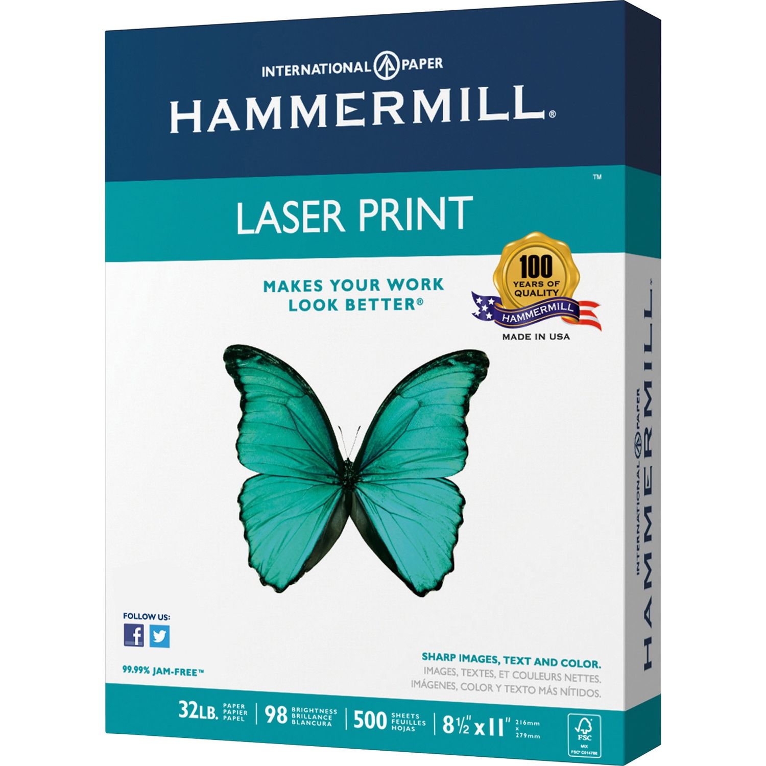 Paper for Color 8.5x11 Inkjet by International Paper Company HAM104646RM