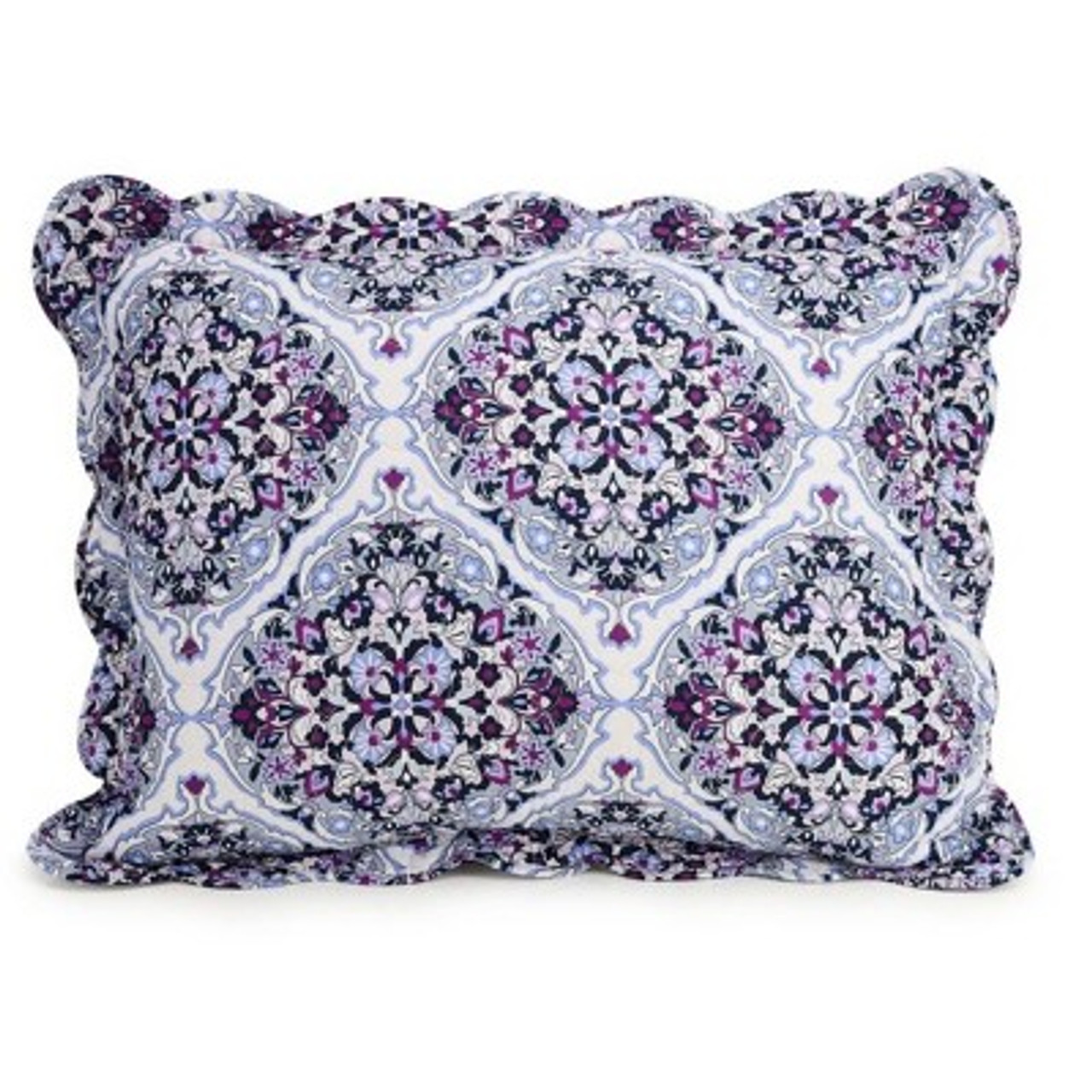 Standard Regal Rosettes Bedspread Pillow Shams Purple - Vera Bradley