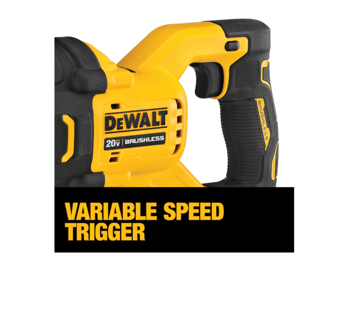 DEWALT DCS368W1 XR POWER DETECT 20-volt Max Variable Speed Brushless Cordless Reciprocating Saw (Charger Included and Battery Included)