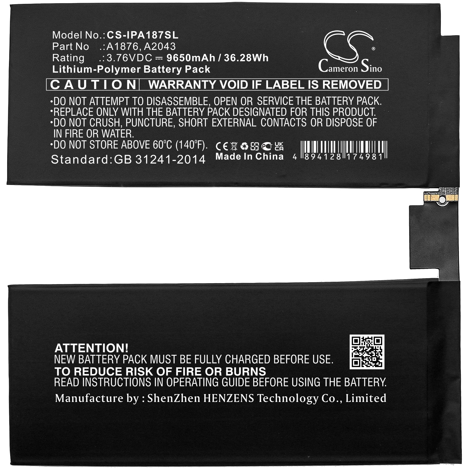 Apple A2072 A2316 A2324 A2325 iPad 131 iPad 132 iPad Air 4 iPad Air 4 109quot 2020 Tablet Replacement Battery BatteryClerkcom Tablet