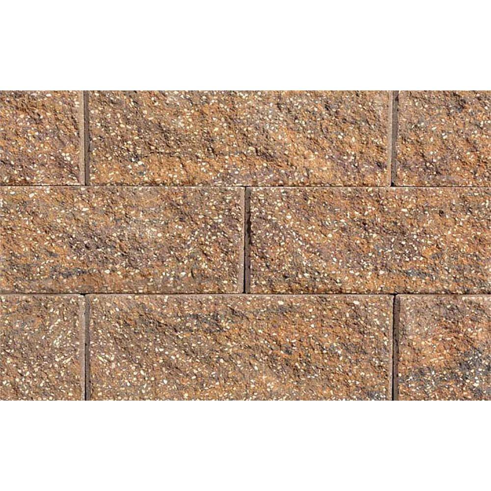 Rockwood Retaining Walls Sapphire 6 in. H x 17.25 in. W x 12 in. D Beechwood Concrete Retaining Wall Block (27-Pieces20.25 sq. ft.Pallet) 4010427