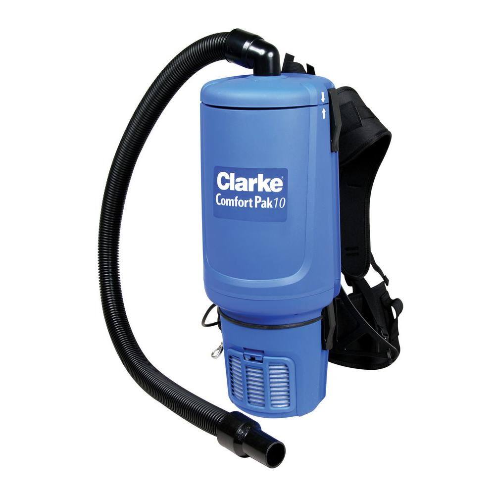 Clarke Comfort Pak 10 Qt. Commercial Backpack Vacuum Cleaner 9060707010