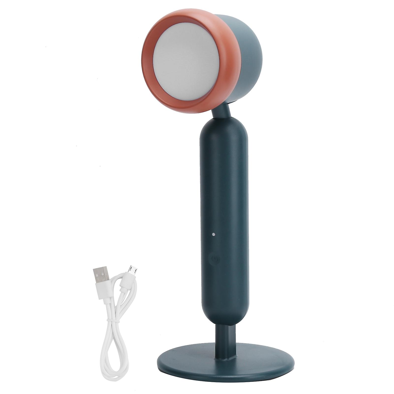 Eye-protection Table Lamp 3 Light Color Stepless Dimming Learning Reading Night Lamp Usb Charginggreen