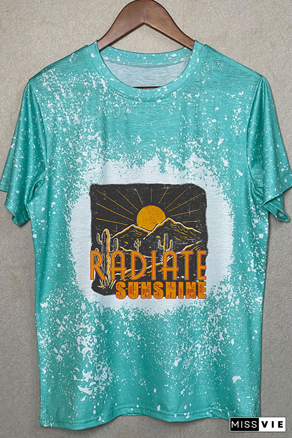 Radiate Sunshine Cactus Desert Print Tee Wholesale