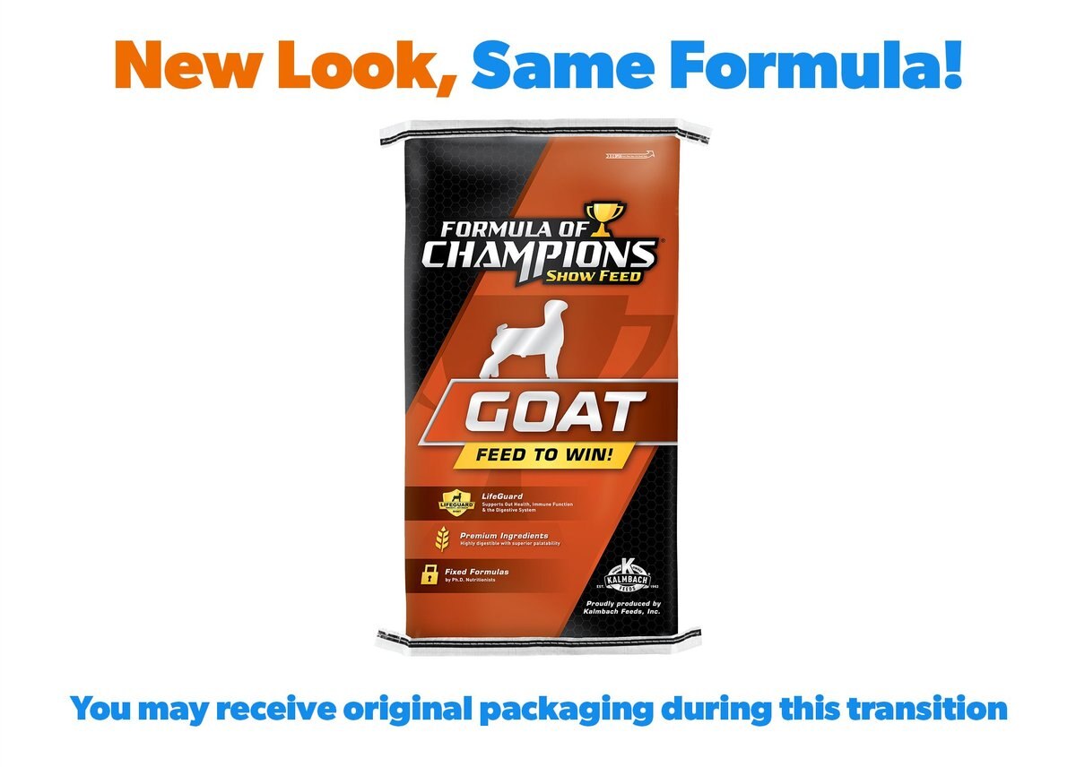 Formula of Champions Game Plan Starter-Developer 16% Medicated Textured Show Goat Feed With Decoquinate