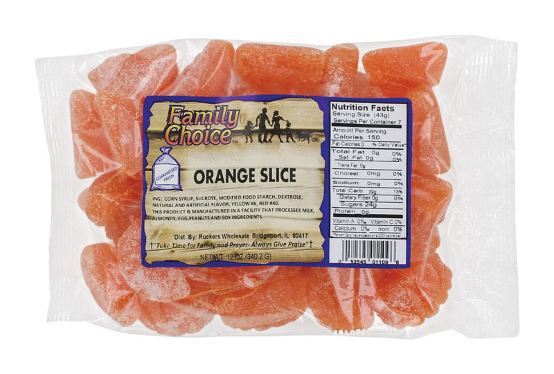 ORANGE SLICE 12 OZ