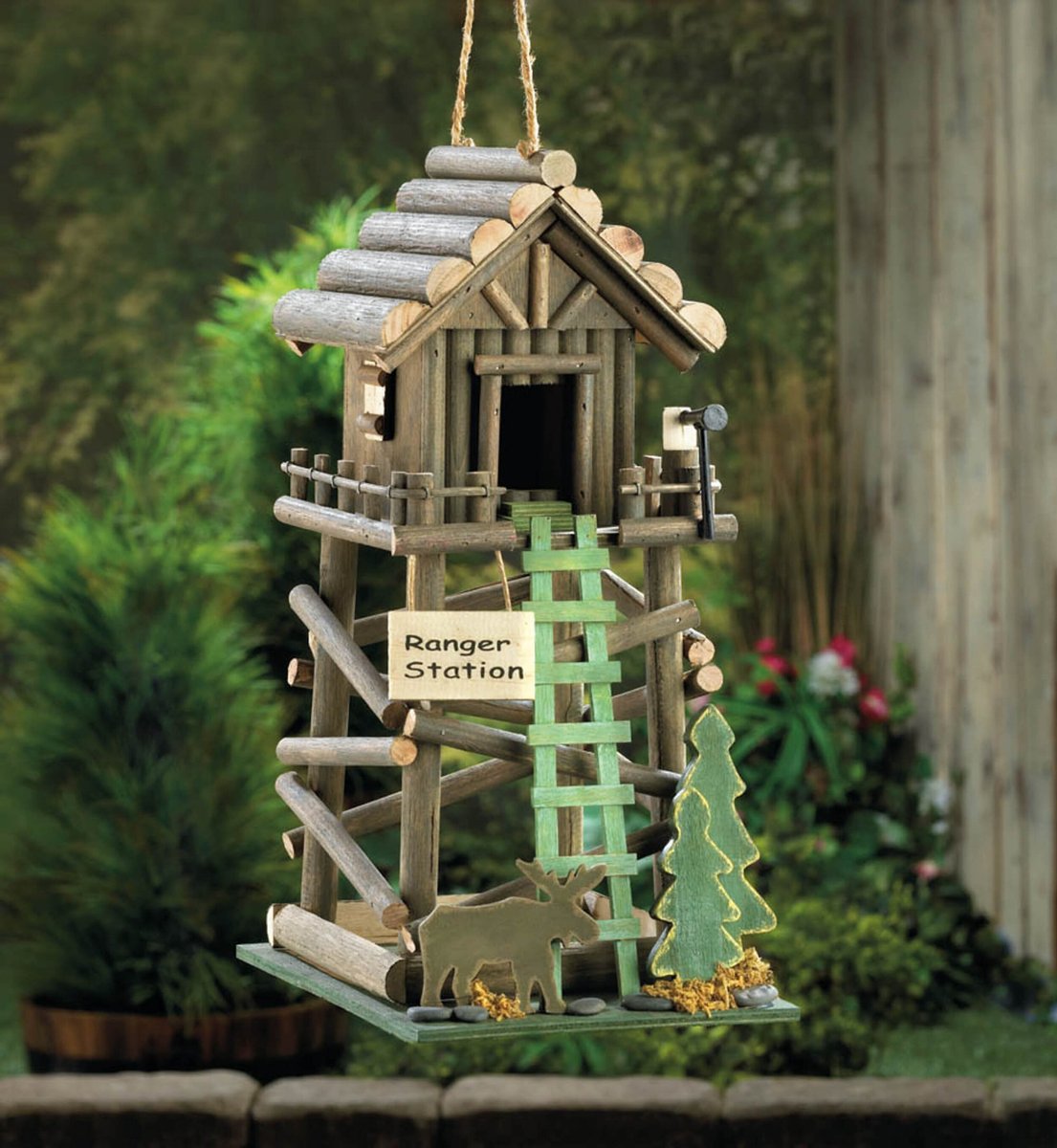 Zingz and Thingz Ranger Station Bird House