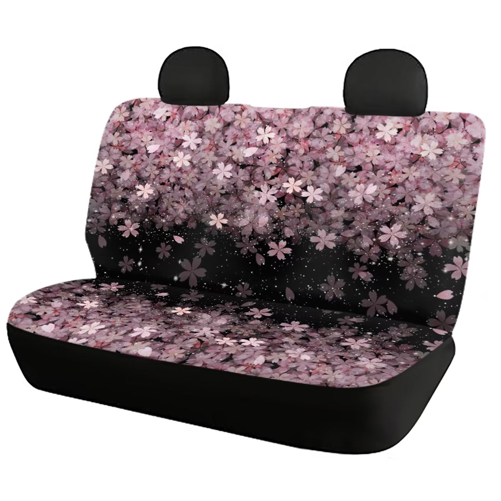 FKELYI Pink Plum Blossom Auto Car Seat Covers，Only for Male and Female，Easy to Install and Clean Storage Blanket Car Seat Covers Fit Car Sedan SUV，Truck，Van