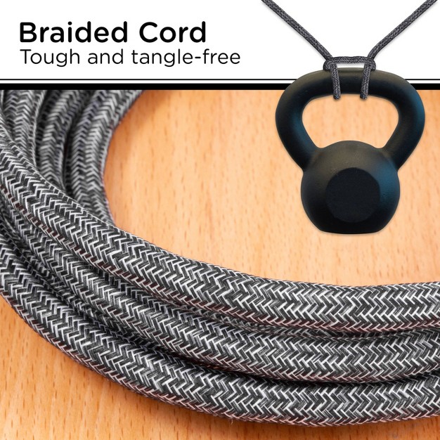 Cordinate 4 x27 2 Ac 2 Usb Extension Cord Dark Heather