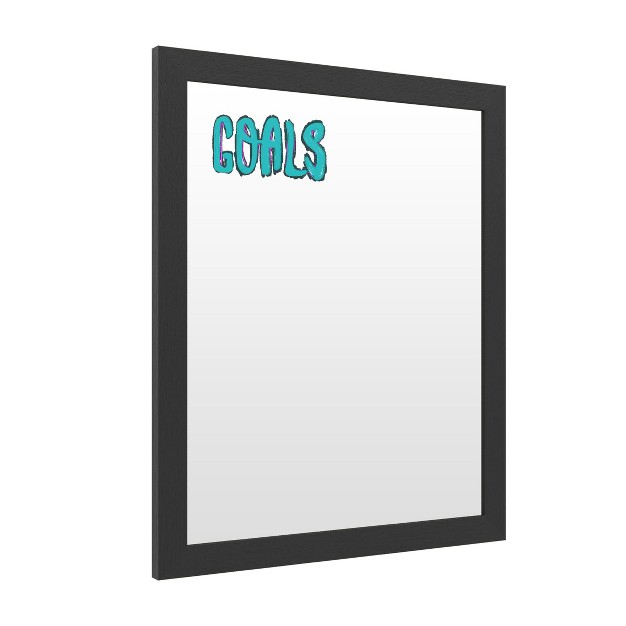 Trademark Fine Art Dry Erase Marker Board With Printed Artwork Abc x27 goals Script x27 White Board