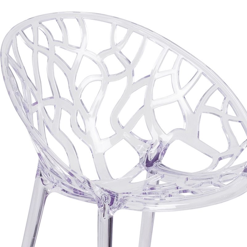 Flash Furniture Specter Transparent Stacking Accent Chair