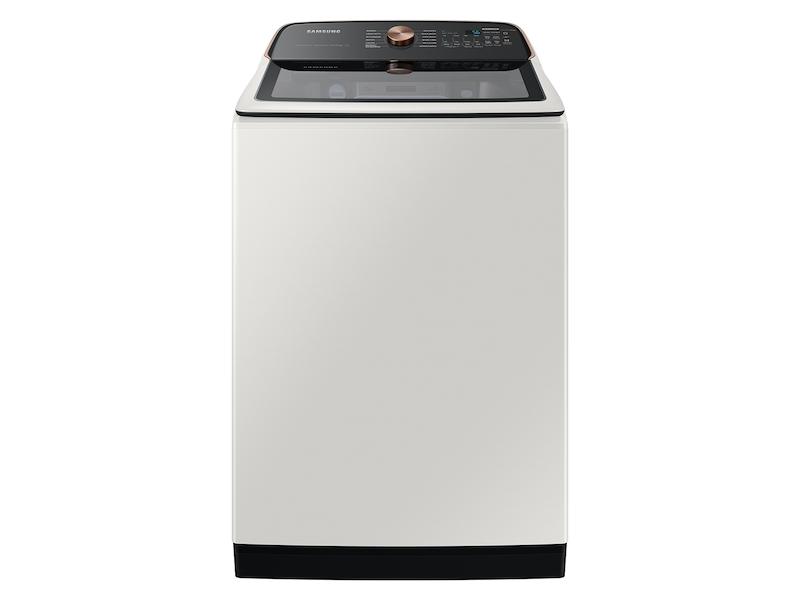 Samsung WA55CG7500AE 5.5 Cu. Ft. Extra-Large Capacity Smart Top Load Washer With Auto Dispense System In Ivory