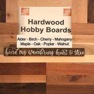 Swaner Hardwood 14 in. x 4 in. x 4 ft. Poplar S4S Hobby Board (5-Pack) OL288019