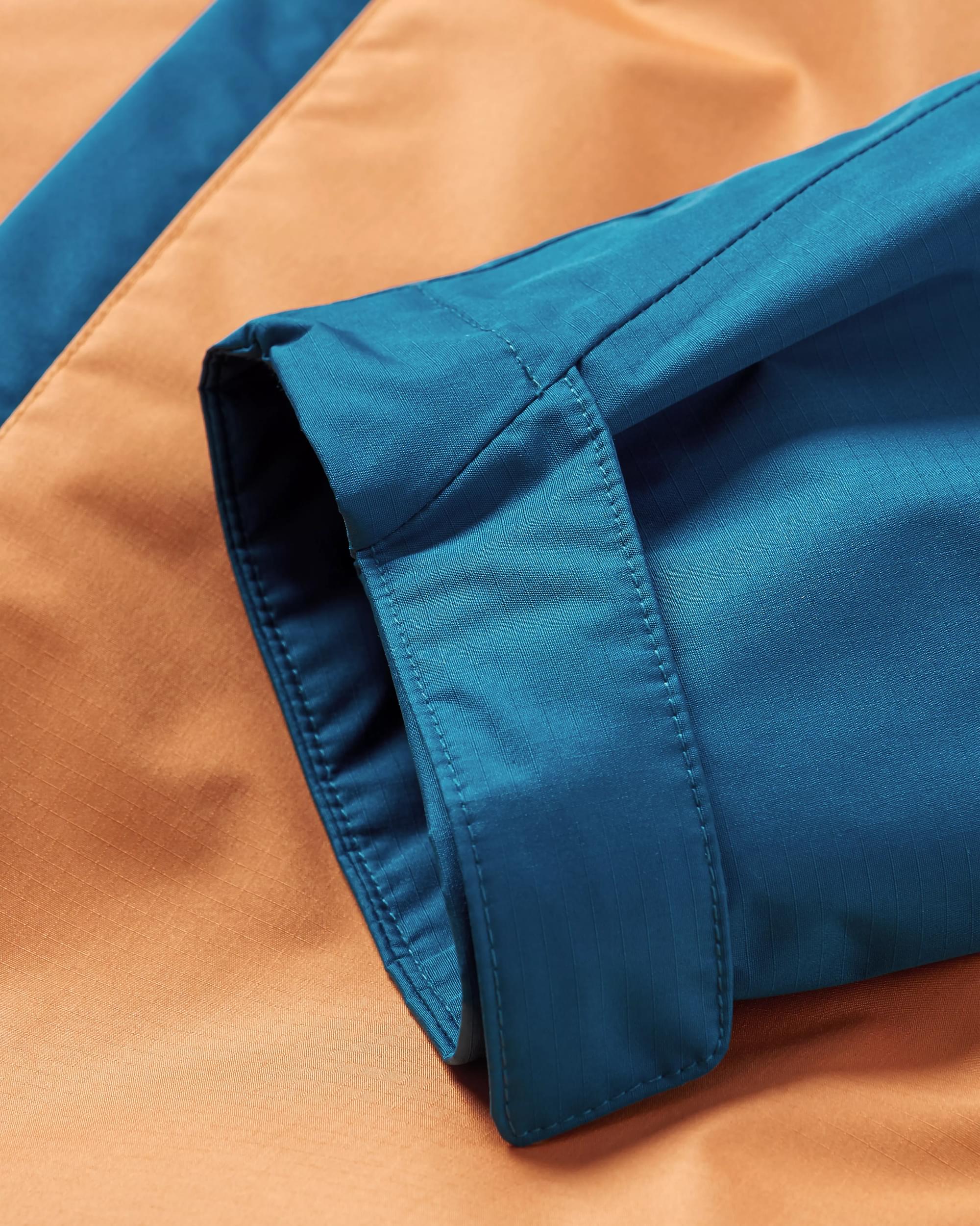 Season Water Resistant Recycled Jacket - Corsair Blue/ Apricot