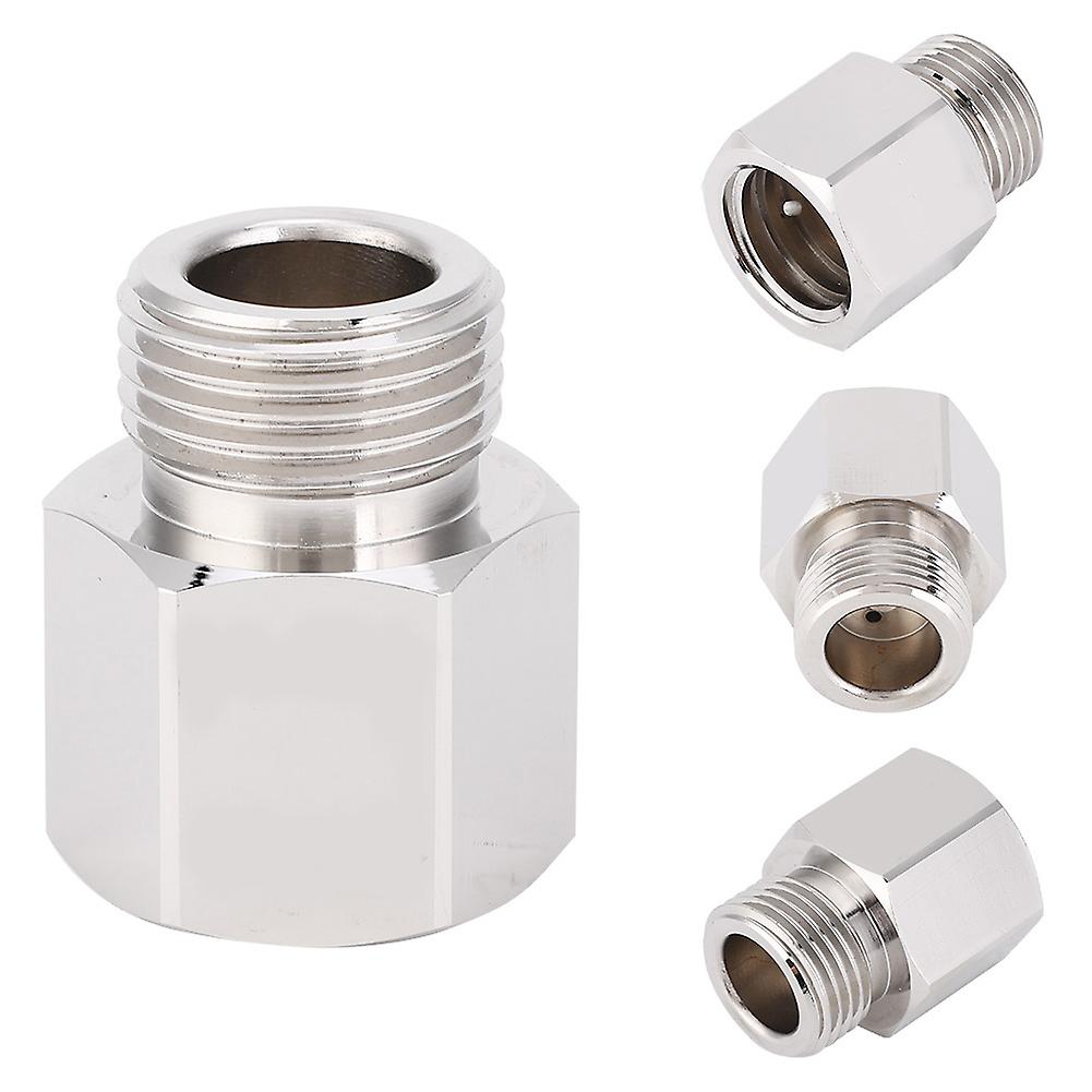 Tr214 To W21.8 Silver Aluminum Refill Pressure Relief Valve Adapter Converter Accesssory For Aquarium Cylinder