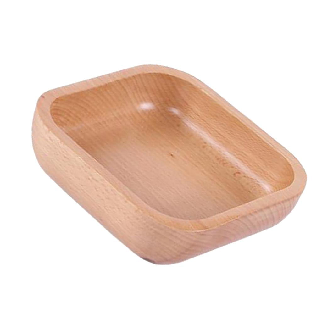 5 / 6 / 7 / 8 inch Wood Soup Bowl / Salad Fruit Handmade Bowls， Light S