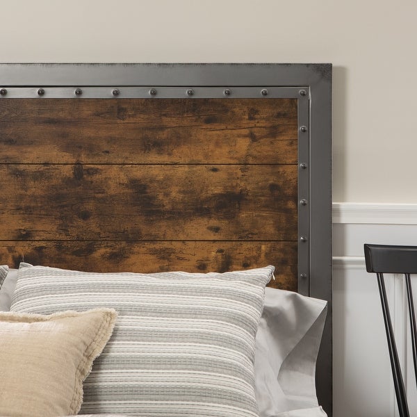 Middlebrook Santos Queen Rustic Panel Headboard - - 18000057