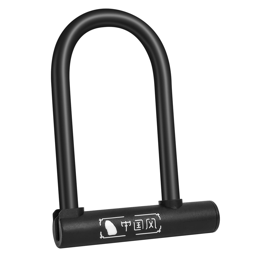 WEST BIKING Bicycle U Lock MTB Road Bike Wheel Lock 2 Keys -theft Safety Motorcycle Scooter Cycling Lock Bicycle Accessories