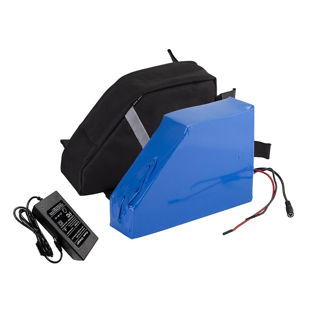 With Charger 48v 24.5ah 13s7p Ebike Battery Triangle Bag Li-ion Electric Bicycle Tricycle Motorcycle 260x180x90x150x180x55mm