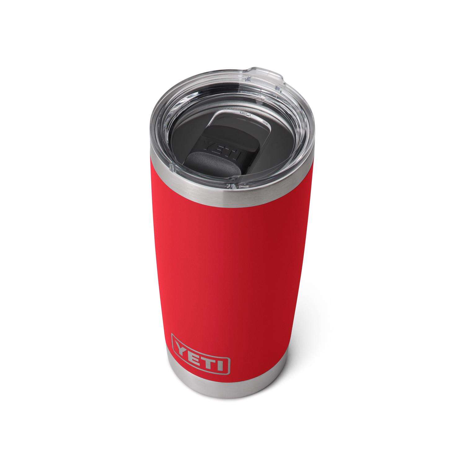 YETI Rambler 20 oz Rescue Red BPA Free Tumbler with MagSlider Lid