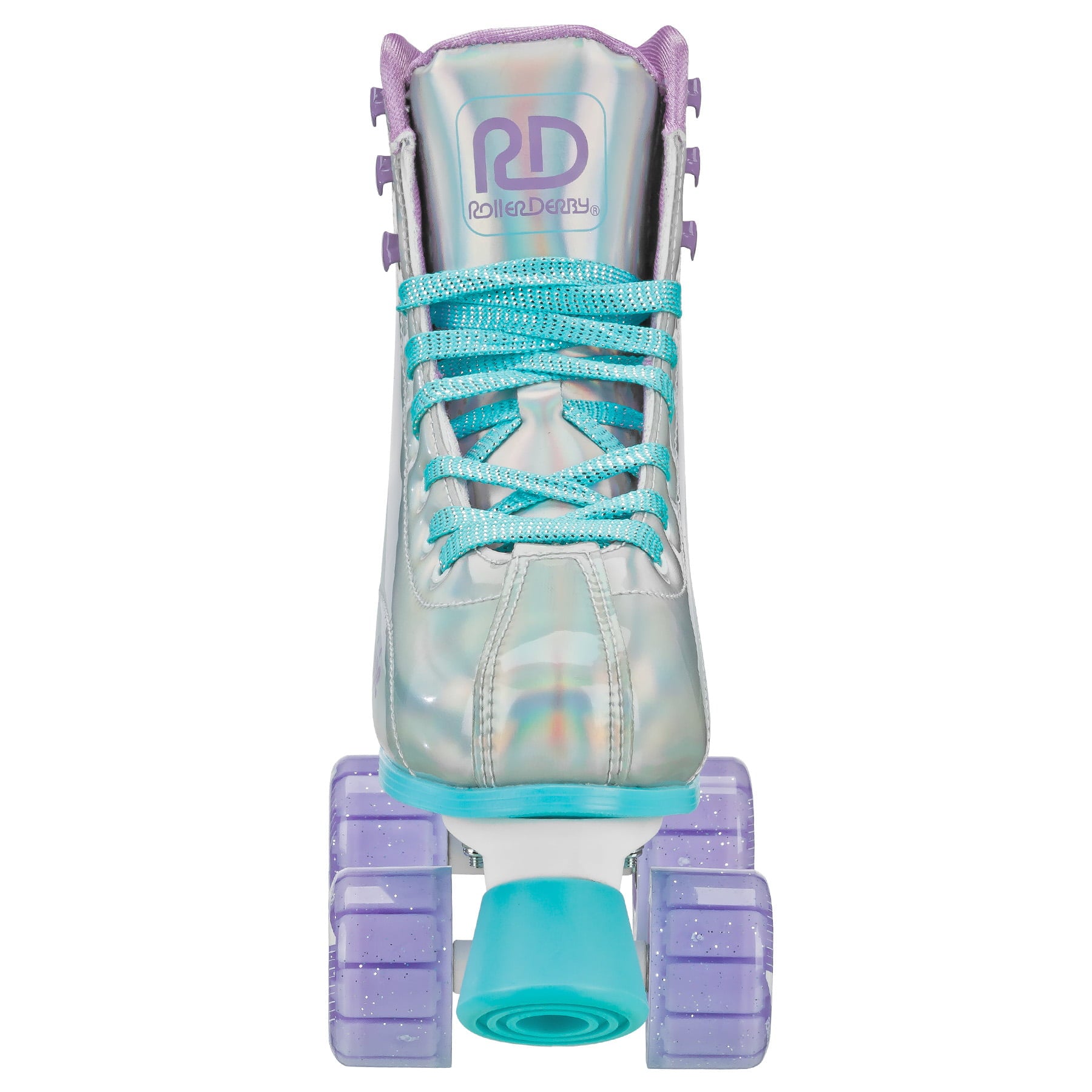 Roller Derby Girls Pixie Holographic Roller Skates with Adjustable sizing (3-6)