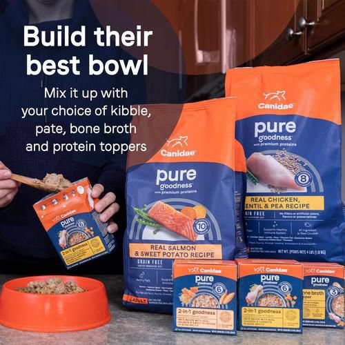 CANIDAE Pure Goodness Real Salmon and Barley Recipe Adult Dry Dog Food