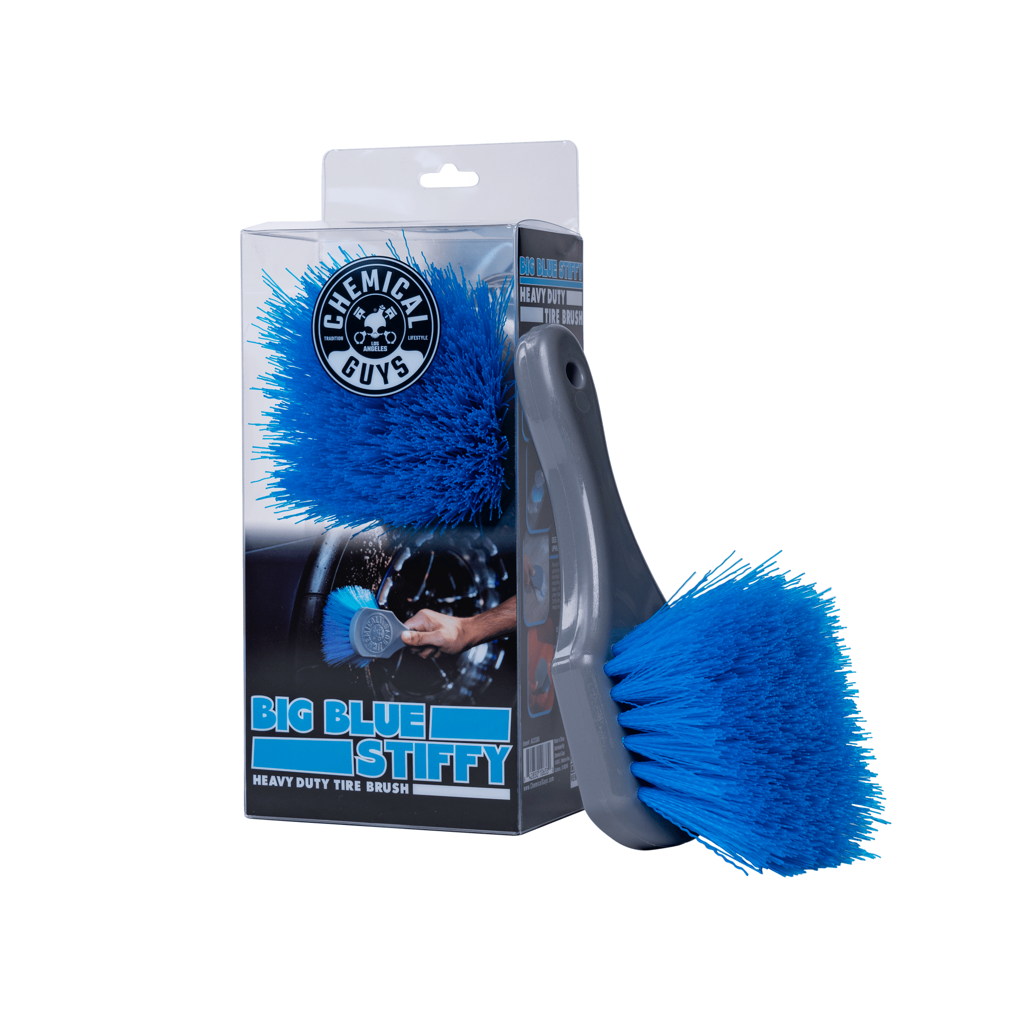 Chemical Guys ACCG05 Big Blue Stiffy Heavy Duty Tire Brush