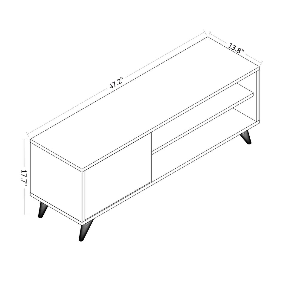 Venga Modern TV Stand   19.3'' H x 47.2'' W x 14.2'' D