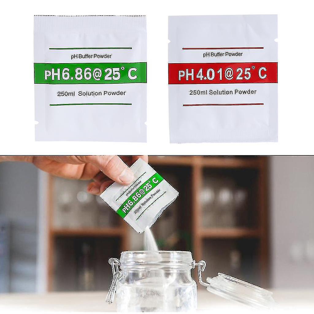 4.01/6.86 Ph Buffer Solution Ph Powder Calibration Suitable For Ph Test Meter